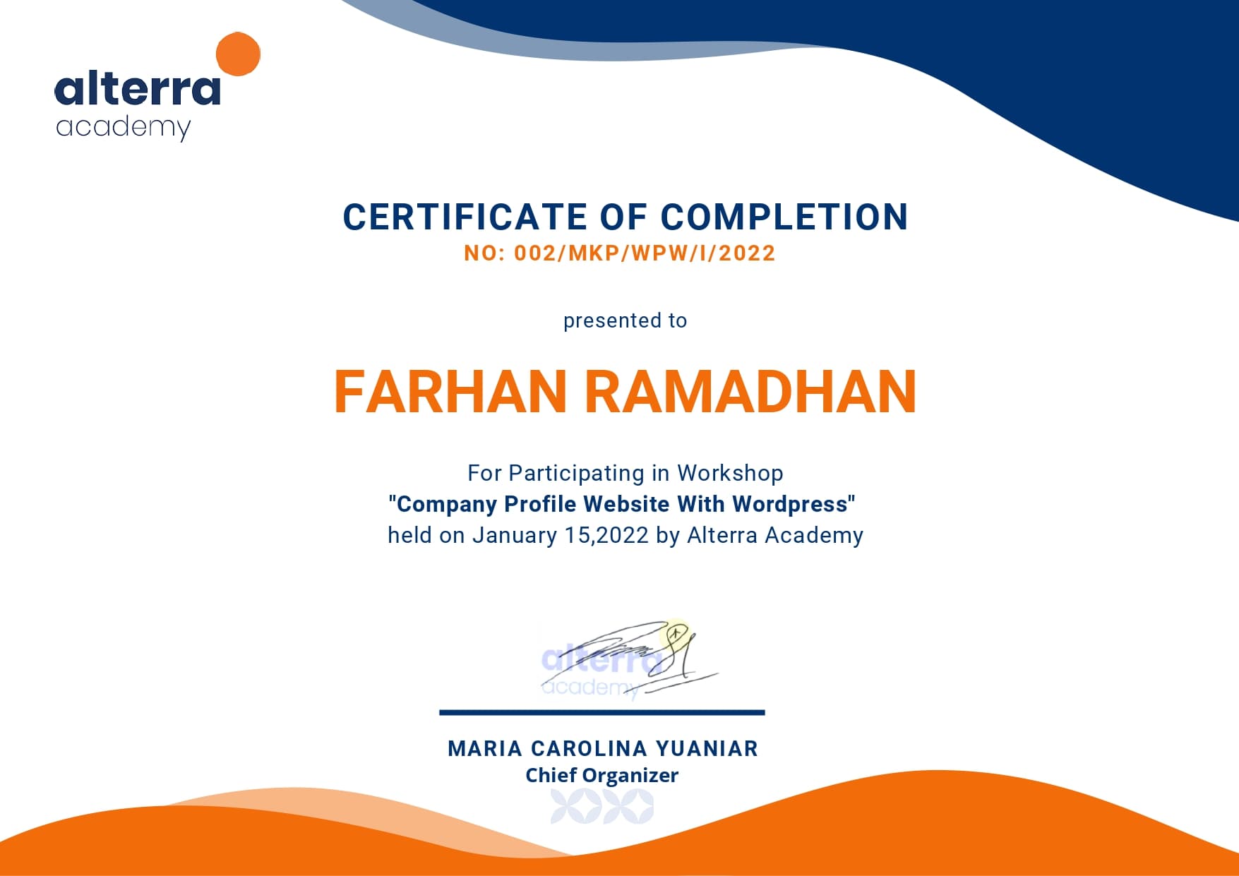 Company Profile Website With Wordpress